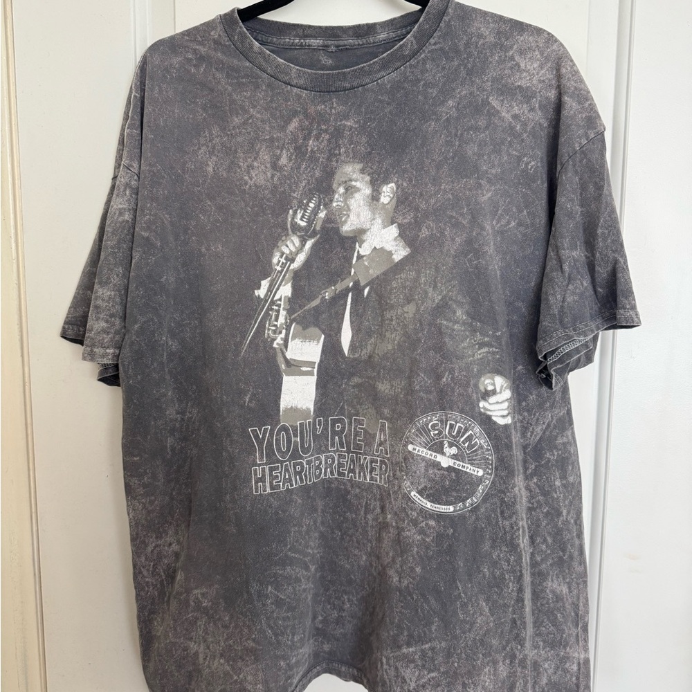 Vintage Graphic oversized T-Shirt - Grey